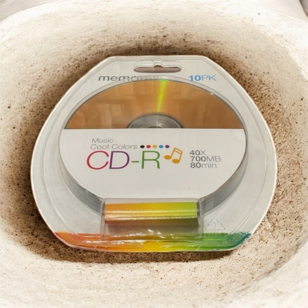 Memorex Cool Colors Gold and Silver CD-R 10 Pack